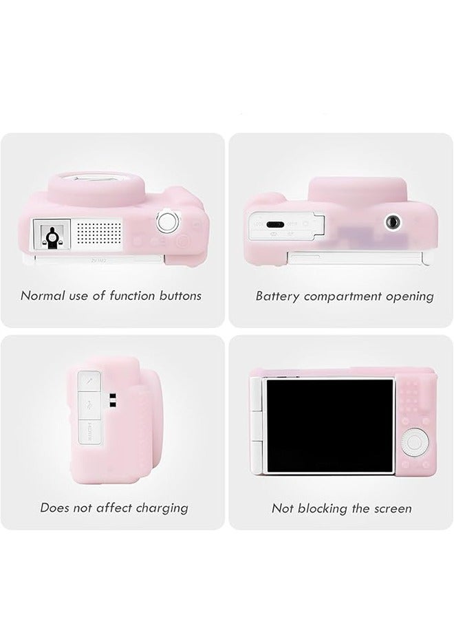 Unewshi Lightweight Soft Silicone Case for Sony ZV-1F, ZV-1M2 and ZV-1 Mark II Vlog Cameras, Durable Protection and Stylish Design  - Image 3