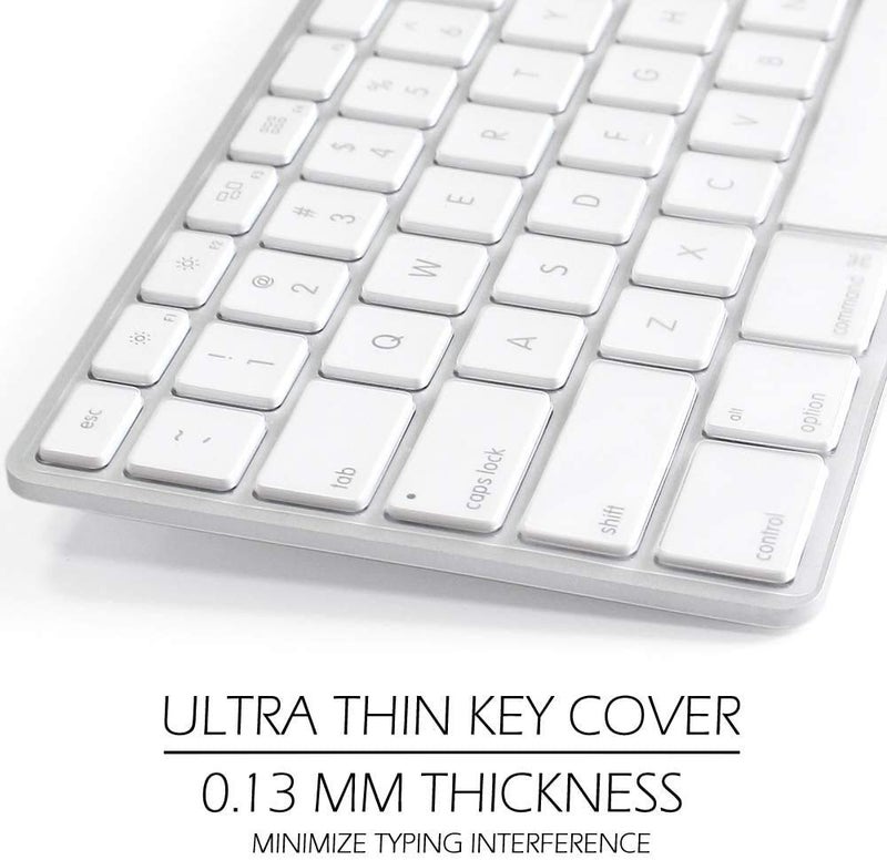 OJOS Ultra Thin TPU Keyboard Cover Skin for Apple iMac Keyboard Numeric Keypad Wired USB A1243 (NOT FIT Magic Keyboard) Full Size Numeric Keypad Protector (Transparent Clear) - Image 3