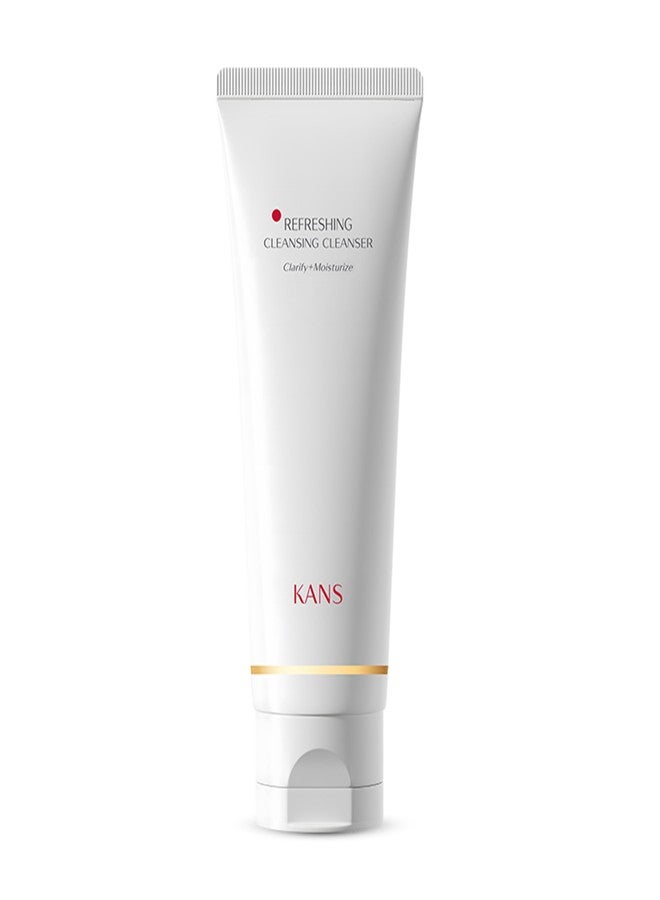 KANS Collagen Boosting Gentle Face Wash 100g, Arginine, Removes Impurities, Patented Tiracle PRO, Deep Cleansing, Repairs Skin Barrier, Hydrating, Acne & Oil Control, Foamy, For Men & Women - Image 1