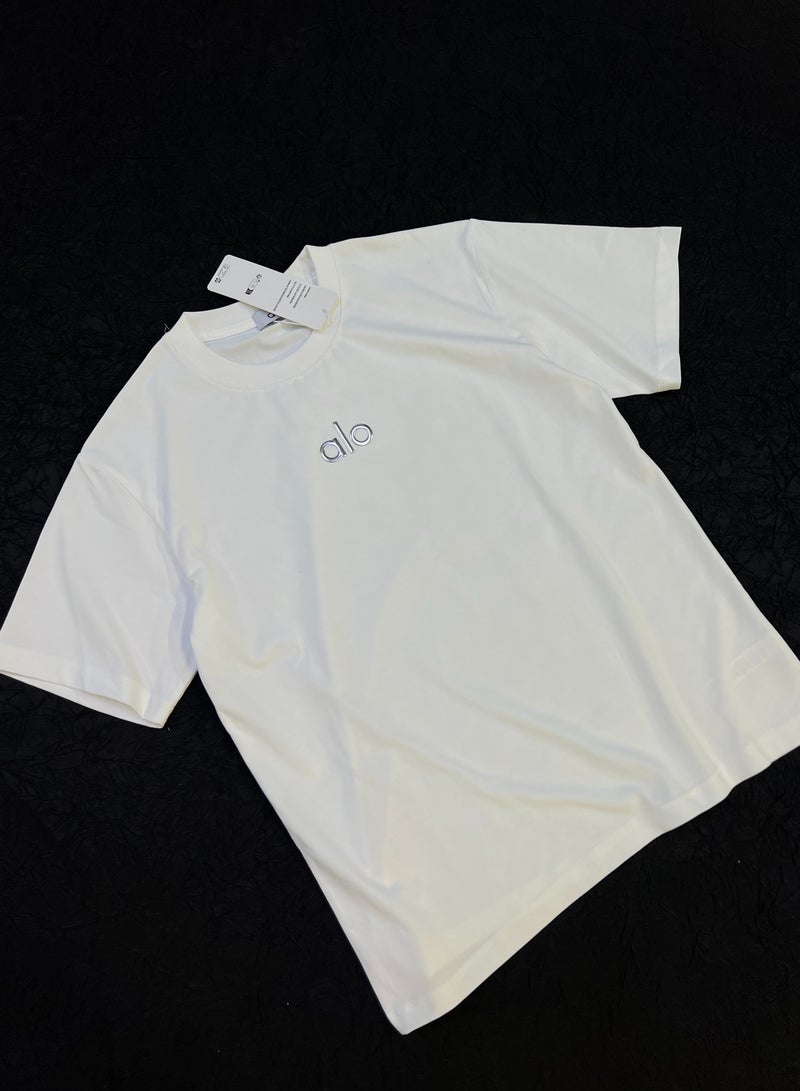 alo Alo - White - Sporty - Casual - Men's and Women's Matching Top - Image 3