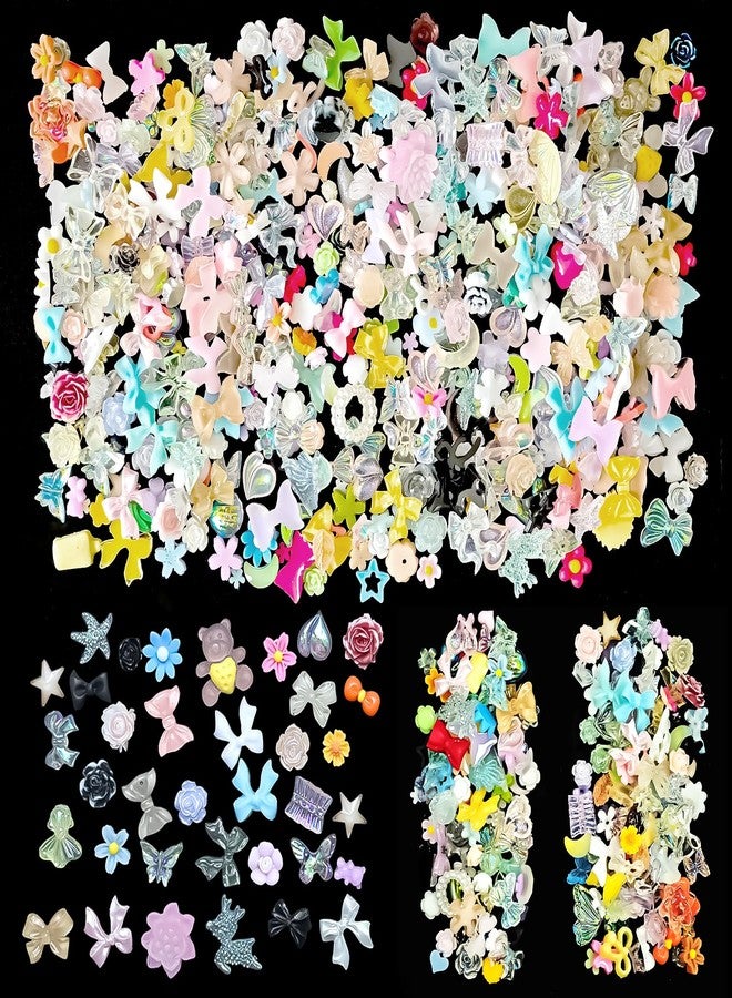 Lifextol 500pc Nail Charms for Women Nail Gems Rhinestones for Nails Decoration-A - Image 1