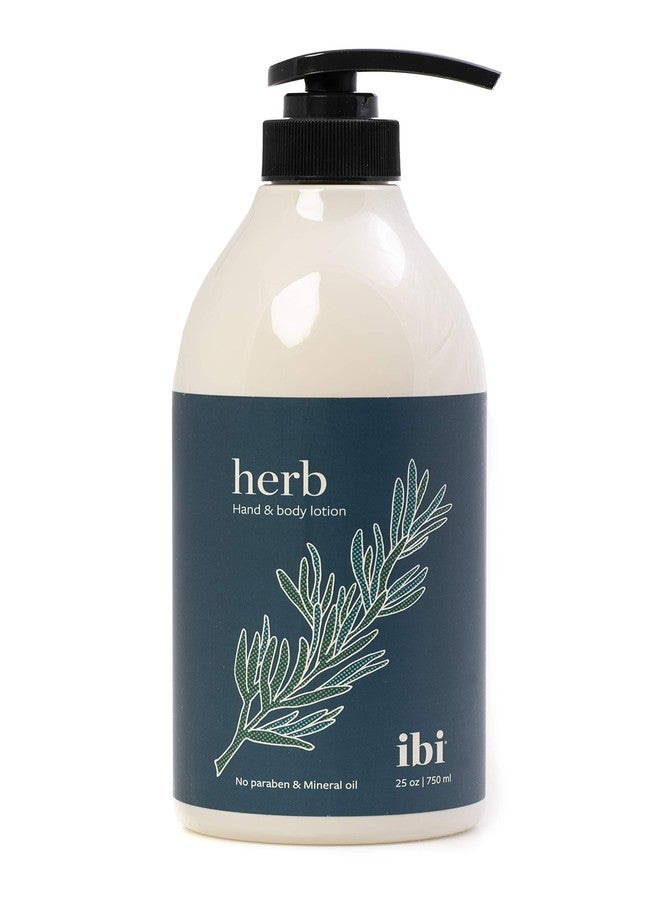 IBI Mineral Oil Free Moisture Hand and Body Lotion For Dry Skin with Herb 25.4 fl oz / 750ml, 1 bottle - Image 1