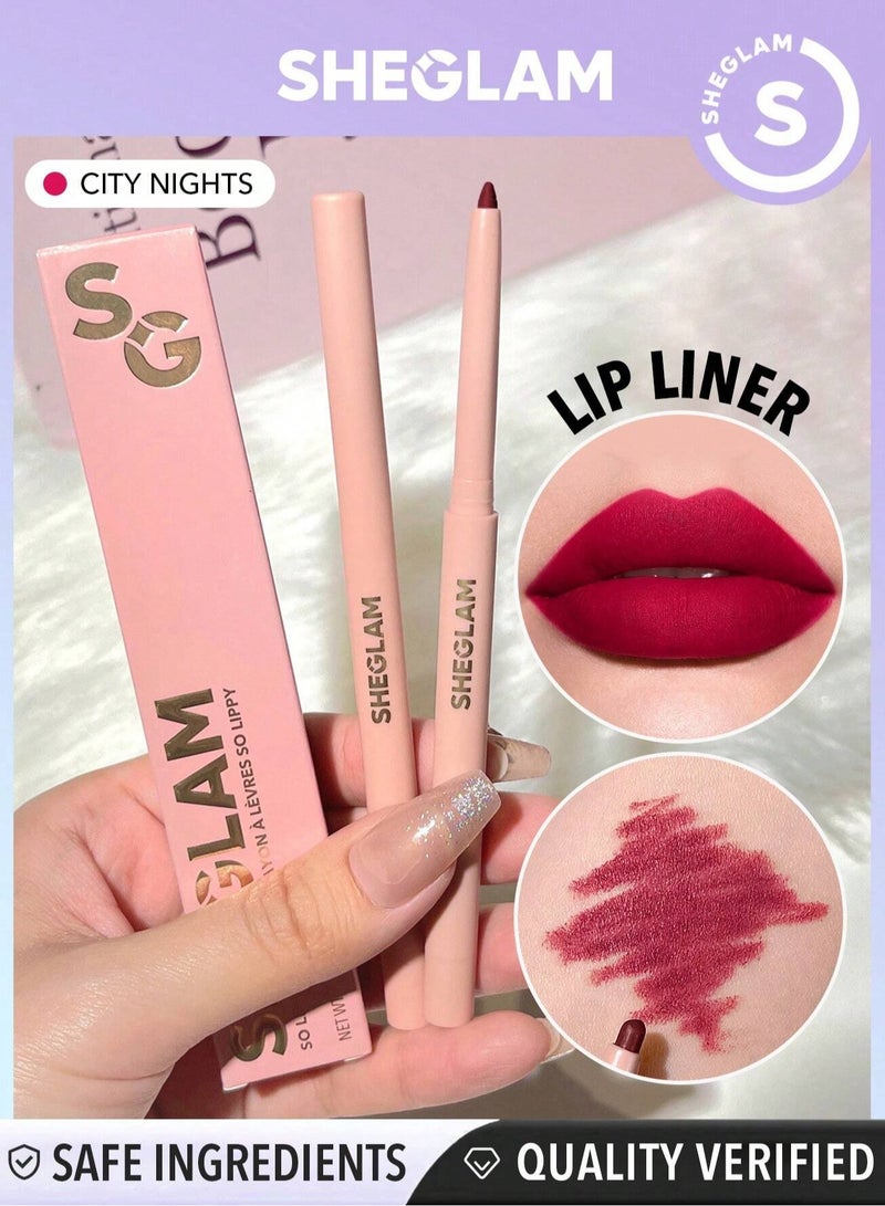 SHEGLAM So Lippy Lip Liner - CityNights - Image 1