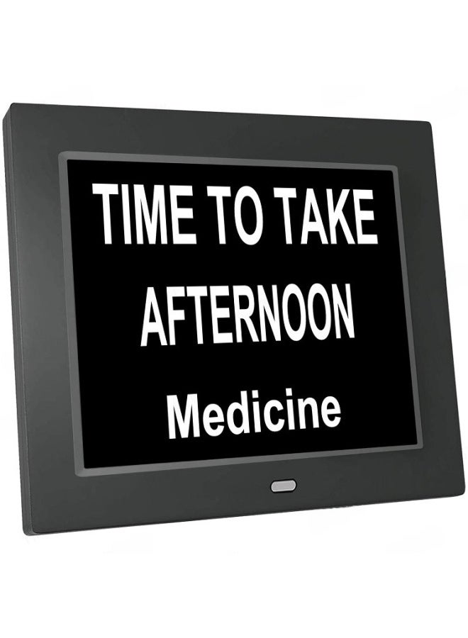 Hot 8-inch Digital Clock Digital Photo Frame Electronic Lcd Screen For The Elderly To Take Medicine To Remind The Anti-stunned Clock Machine - Image 3