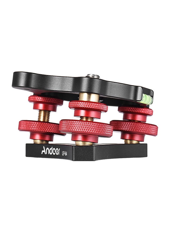 ANDOER - Andoer LP-64 Tripod Leveling Base Tri-wheel Precision Leveler with Bubble Level 3/8 - Image 1