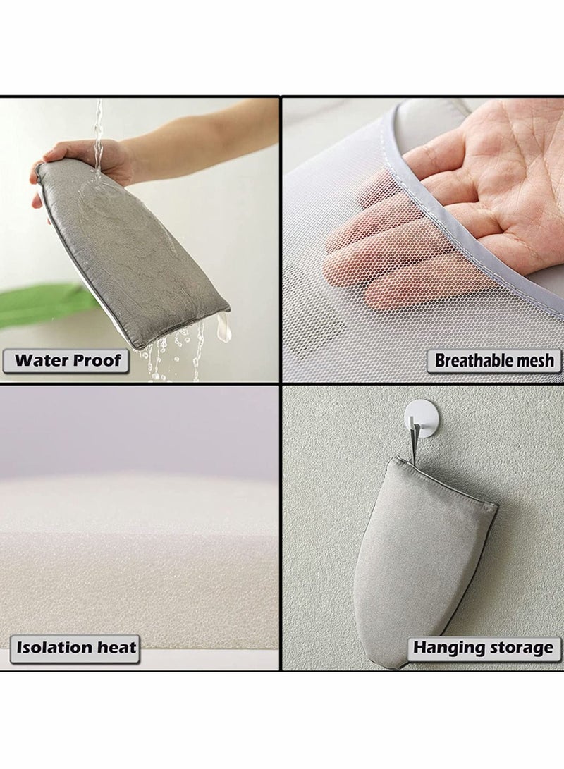 Excefore Portable Ironing Board Mini, Garment Steamer Ironing Glove Heat Resistant Waterproof Handheld Clothes Steamers Iron Board Glove for Business Trip Travel  - Image 5