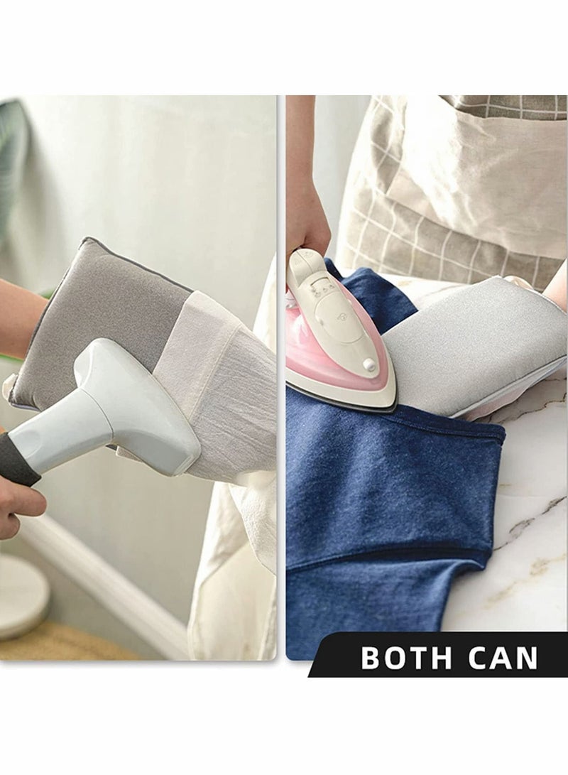 Excefore Portable Ironing Board Mini, Garment Steamer Ironing Glove Heat Resistant Waterproof Handheld Clothes Steamers Iron Board Glove for Business Trip Travel  - Image 4