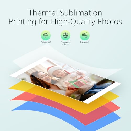 YOTON Photo Printer, Picture Printer with 54 Sheets (4"x6") & 1 Ink Ribbon, Support AR Video Printing, Wi-Fi Connection, Portable Photo Printer for iPhone/Android/Laptop - Image 4