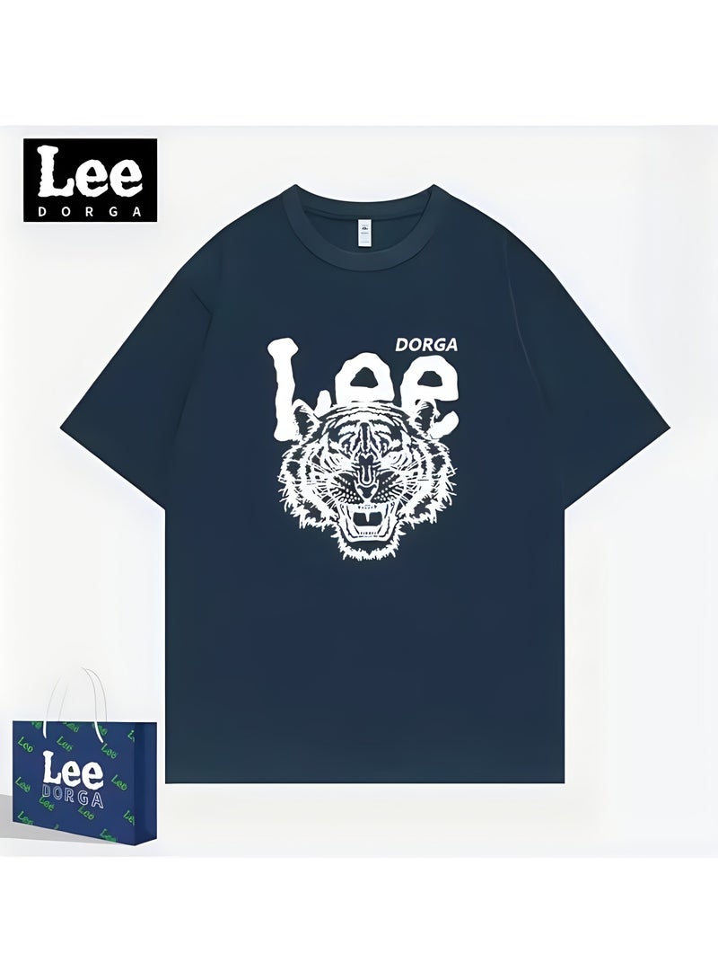 LEE New Fashionable Casual LEE Co Branded T-shirt