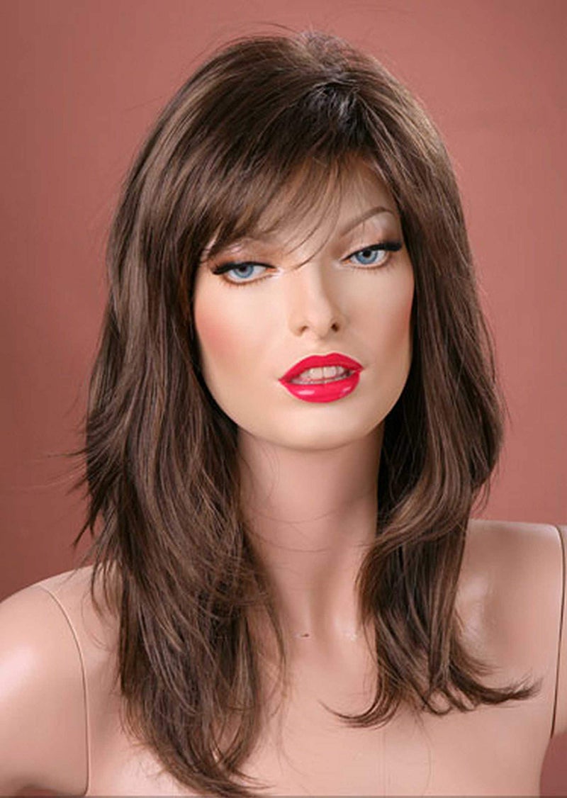 Forever young Forever Young Ladies Light Brown Long Face Framing Wig - Image 1