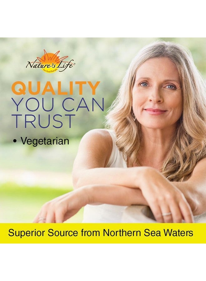 Nature's Life Marine Magnesium 500mg | Healthy Digestion & Regularity Formula with Magnesium Hydroxide from Northern Sea Waters | 100 Vegetarian Caps - Image 3