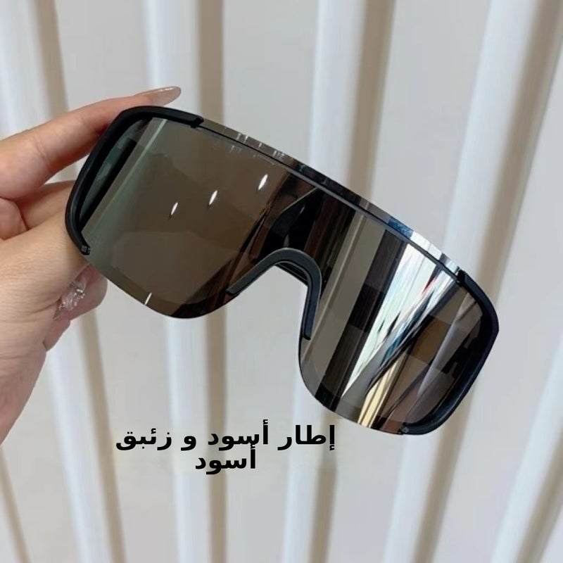 نظارات شمسية رياضية فاخرة للرجال والنساء - إطار خفيف الوزن من البولي كربونات بحماية UV400، نظارات ركوب دراجات مقاومة للرياح مع تصميم مانع للانزلاق، مناسبة للقيادة والركض والأنشطة الخارجية