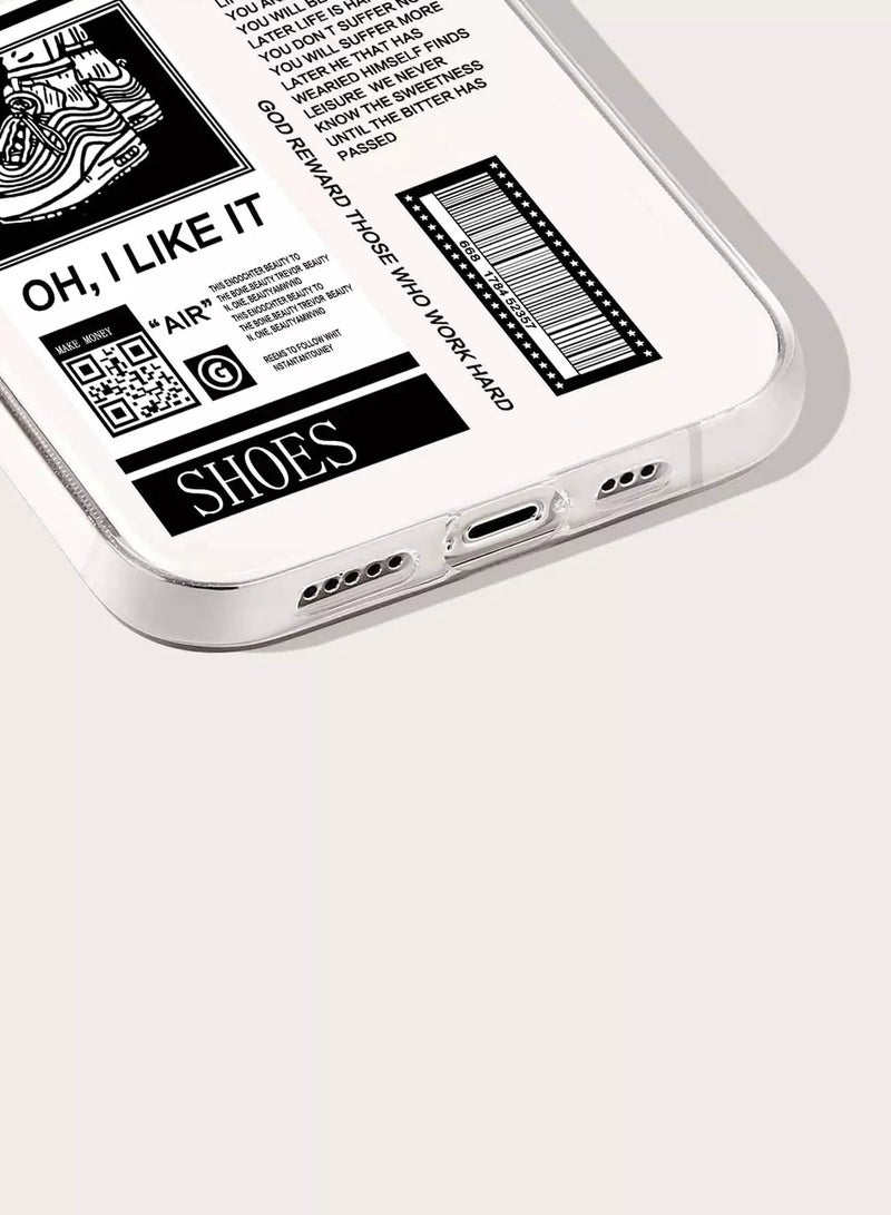 Shoes Pattern Clear Phone Case  - Image 4