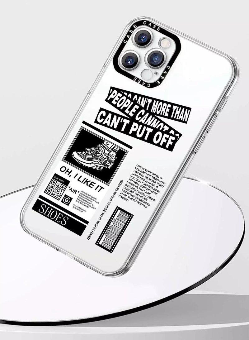 Shoes Pattern Clear Phone Case  - Image 2