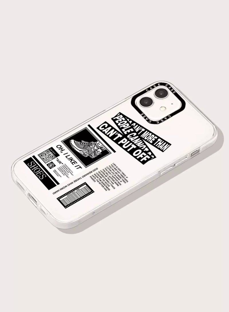 Shoes Pattern Clear Phone Case  - Image 3