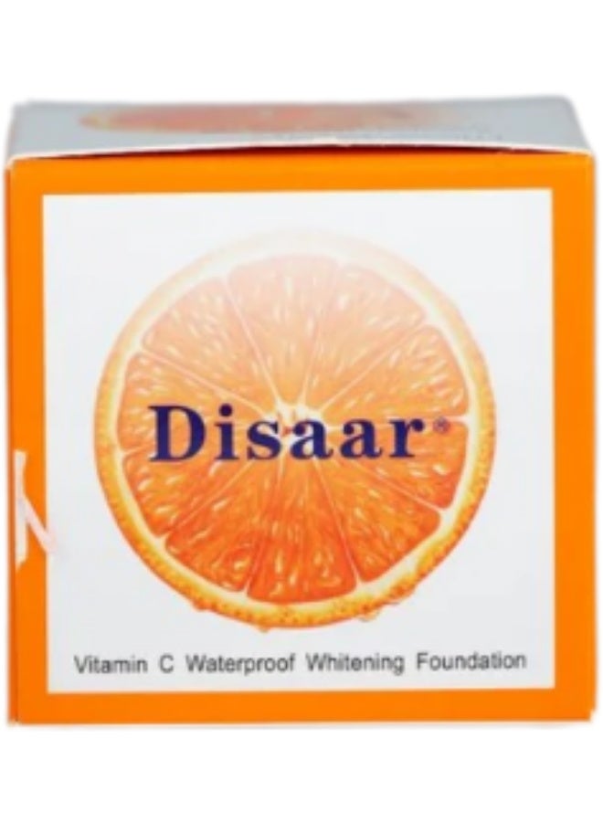 Disaar Vitamin C Waterproof Whitening Foundation 50g - Complete Skincare Foundation with Arbutin and Moisture Factor | Absorbs Easily to Combat Melanin, Break Down Pigmentation, and Protect Against Bacteria and Air Pollution. - Image 2