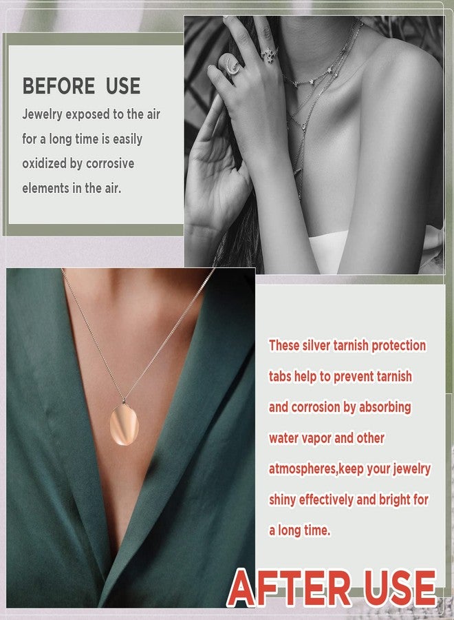 Sureio 30 Pieces Anti Tarnish Strips Anti Tarnish Jewelry Storage Silver Protector for Rings Necklaces Earrings Watches Flatware Holloware Musical Equipment(7 x 2 Inch) - Image 5