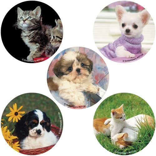 SmileMakers Baby Animals Hypoallergenic Stickers 100pack - Image 1