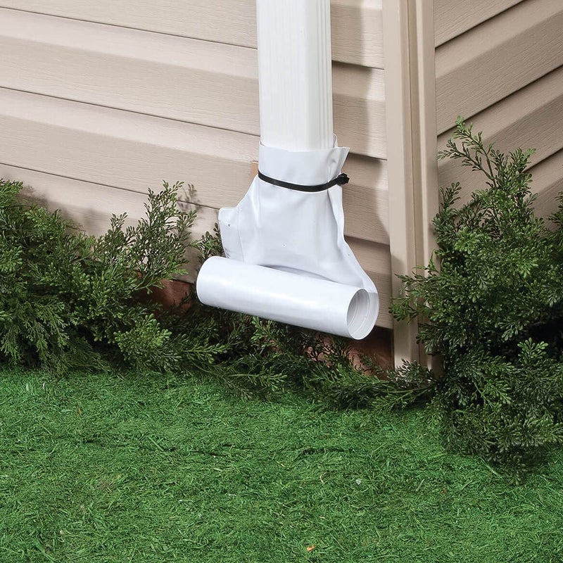 Fox Valley Traders Vinyl Downspout Gutter/Drain Extension  46  Long - Image 3
