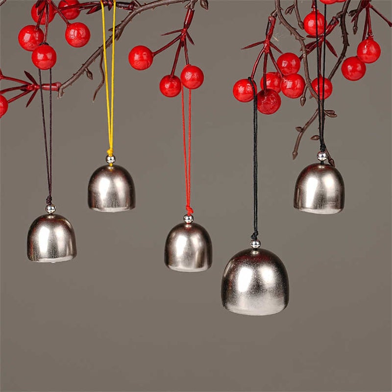 Copper Bell Wind Bell Accessories Brass Bell With Bell Hammer Will Ring Metal Small Bell Wind Bell Diy Material Christmas Bell - Image 3