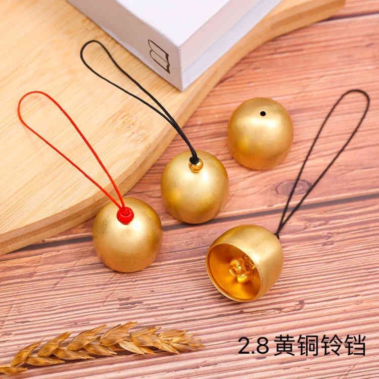Copper Bell Wind Bell Accessories Brass Bell With Bell Hammer Will Ring Metal Small Bell Wind Bell Diy Material Christmas Bell - Image 4