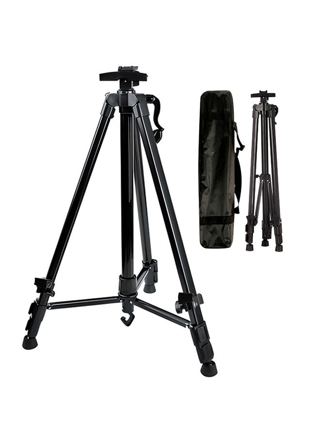 Generic - 61"  Foldable Metal Painting Tripod Adjustable Sketch Easel Stand Portable Artist Display Easel with Bag Painting Canvas Stand for 22"-61"  Poster Whiteboard Display Sign - Image 1
