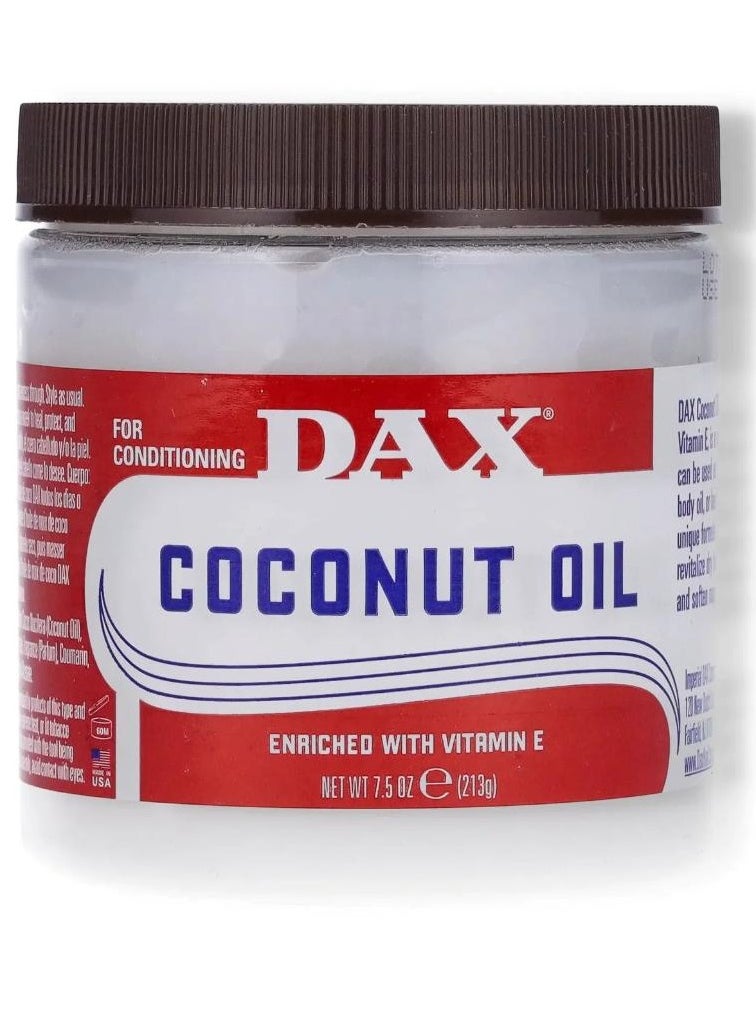 DAX - Coconut Oil Enriched with Vitamin E for All Hair Types 213g - Image 1