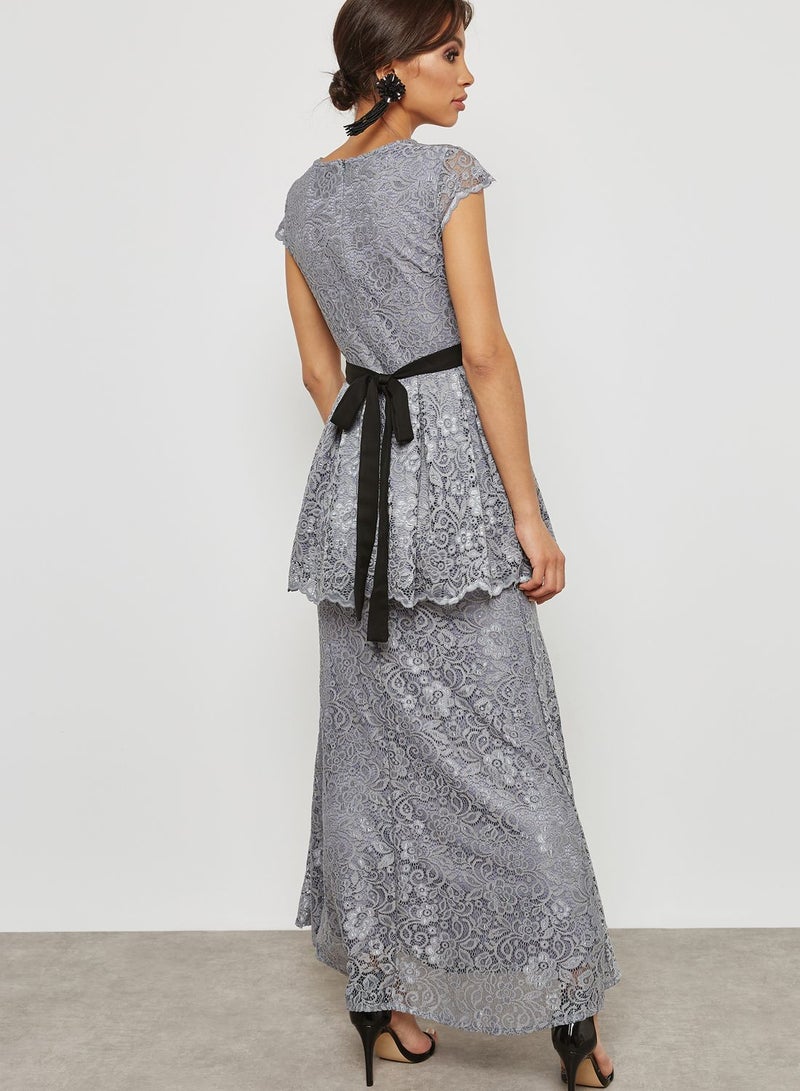 أنايا فستان دانتيل بيبلوم - Image 2