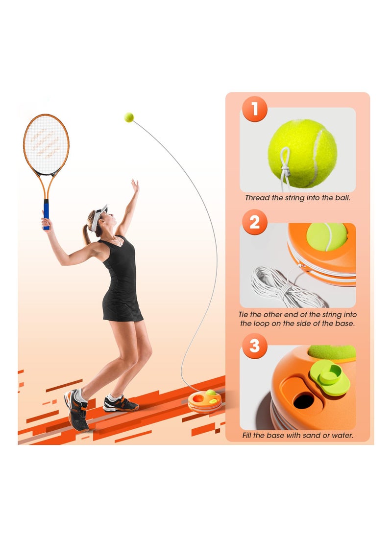 Y&D Tennis Trainer Rebound Ball Set, Professional Racket, Portable Practice Rebounder, Equipment with 2 Racket & Bag, Suitable for Level Players  - Image 5