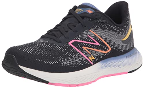 New Balance Kid's Fresh Foam X 880 V12 Running Shoe, Eclipse/Moon Shadow/Vibrant Pink, 11.5 Medium US - Image 1