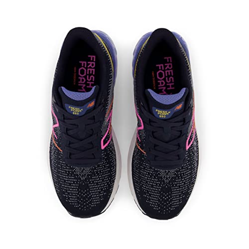 New Balance Kid's Fresh Foam X 880 V12 Running Shoe, Eclipse/Moon Shadow/Vibrant Pink, 11.5 Medium US - Image 4