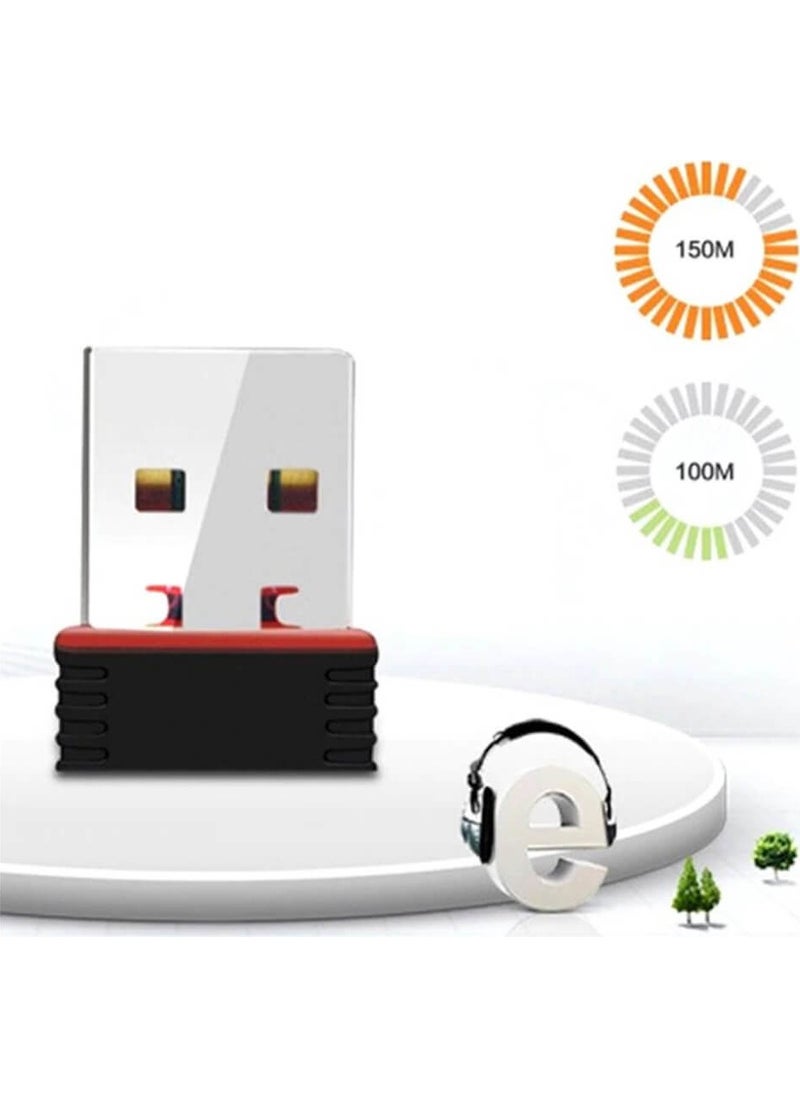 Wozlo - 150 Mbps Wireless USB Wifi Adapter Dongle Network Lan Apparatus - Image 1