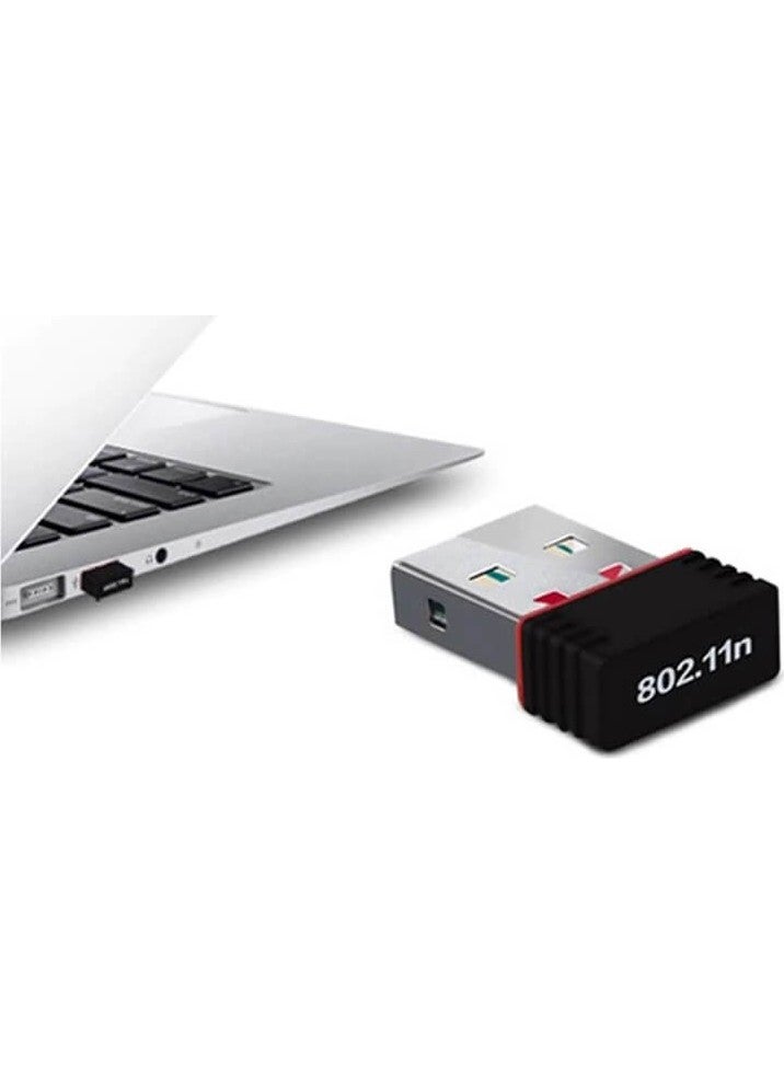 Wozlo - 150 Mbps Wireless USB Wifi Adapter Dongle Network Lan Apparatus - Image 1