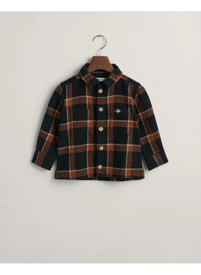 GANT Gant Kids Shield Checked Overshirt