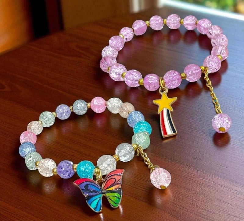 Tera13 Girls Kids Gift Set, Mermaid Zipper Pouch with Hair Accessories Kit (Pack of 6) Combo Set for Women & Gir-ls, B-Day, Kanjak, Rakhi Return Gift for Girls Gi-ft Items, Pouch, Hair Clip Rubber - Image 5