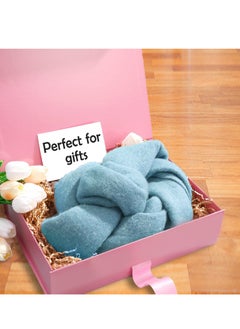 HYFY Pink Gift Box With Gift Bag 32x20x10cm Large luxury Gift box Pink Gift Boxes Magnetic Closure with Ribbon with Foldable Lid boxes for Women Wedding bridal Gifts Birthday Wedding Gifts Packaging  - Image 5
