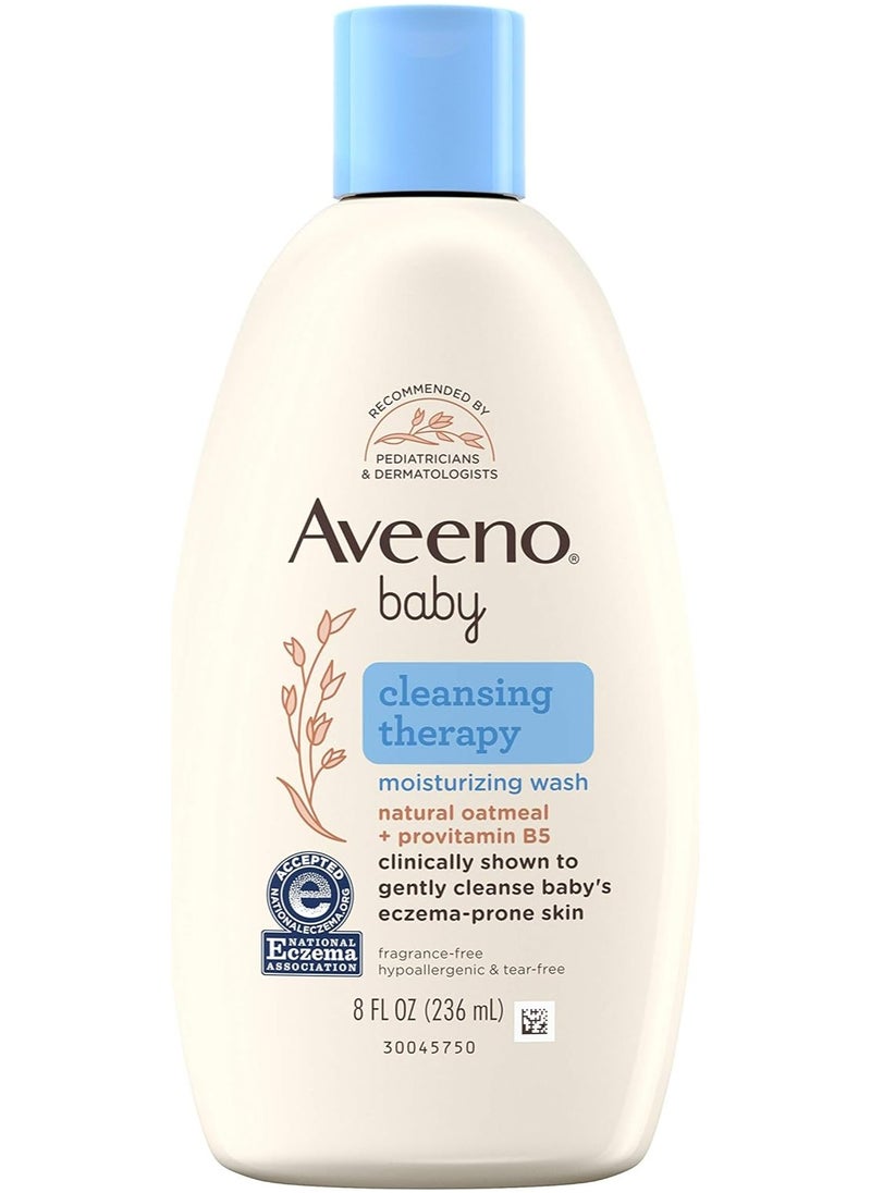 Aveeno Baby Aveeno Baby Cleansing Therapy Moisturizing Baby Body Wash 8 Fl oz (236ml)  - Image 1