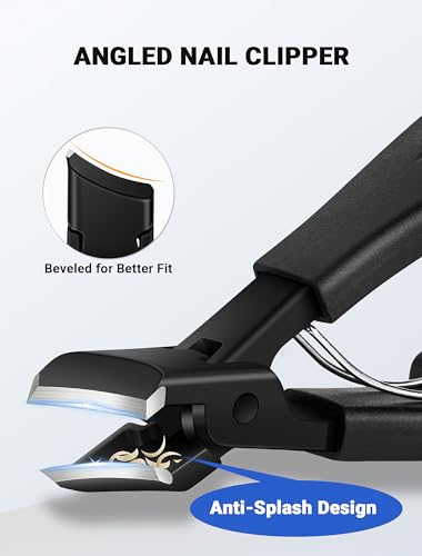 MERDTTES Toenail Clippers for Seniors Thick Toenails, Sharp Ingrown Toenail Clippers Nail Cutter Long Handle with Wide Jaw for Thick Nails, Heavy Duty Large Toe Nail Clipper Set for Men & Women,7 Pcs - Image 3