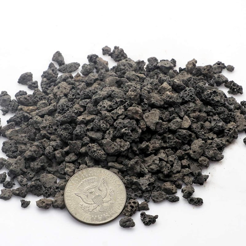 TOYPOPOR Black Horticultural Lava Rock Soil Additive for Cacti Succulents Plants No Dyes or Chemicals 100% Pure Volcanic Rock 2.2LB Top Dressing - Image 4