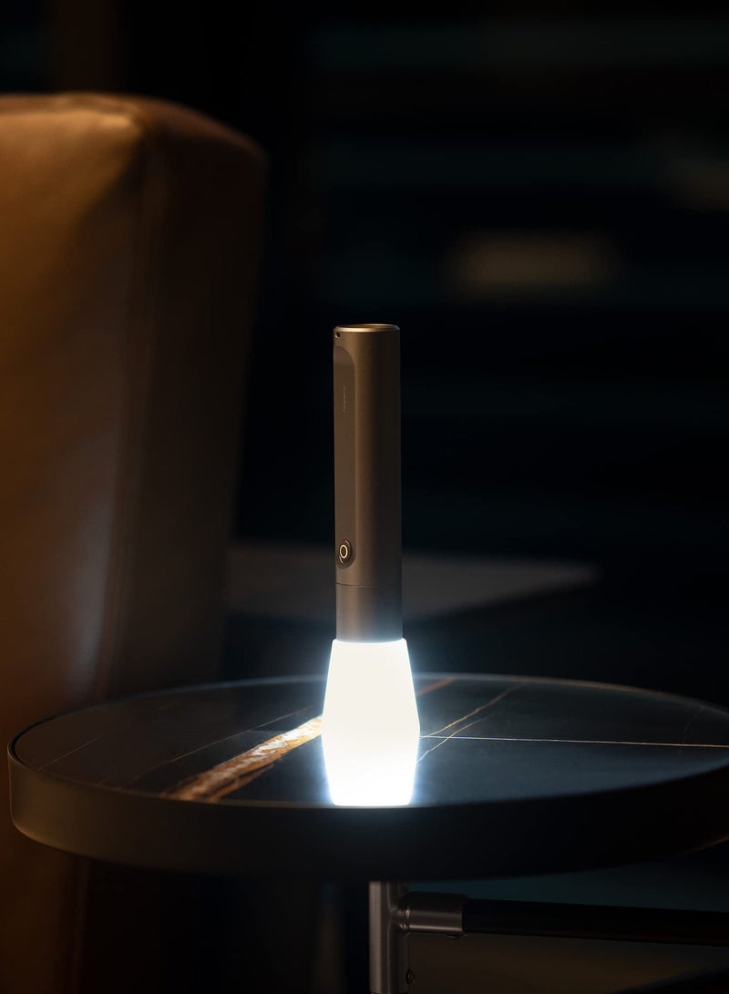 KASTWAVE مصباح يدوي لائق، LED قابل لإعادة الشحن، شحن USB-C، 3 أوضاع، يصل إلى 24 ساعة، 1500 مللي أمبير، 280 لومن، 656 قدم، مقاوم للماء IP55، مصباح يدوي مدمج يستخدم على نطاق واسع في التخييم، المشي في الطبيعة، الطوارئ، تسلق الجبال - Image 4