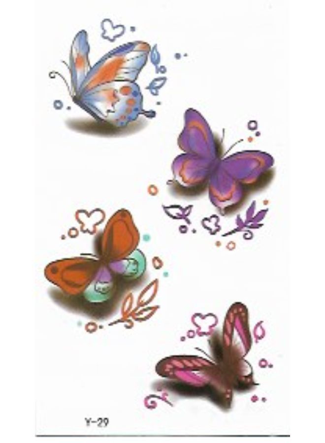 Waterproof Butterfly Temporary Tattoo Sticker for Body Art - Image 1