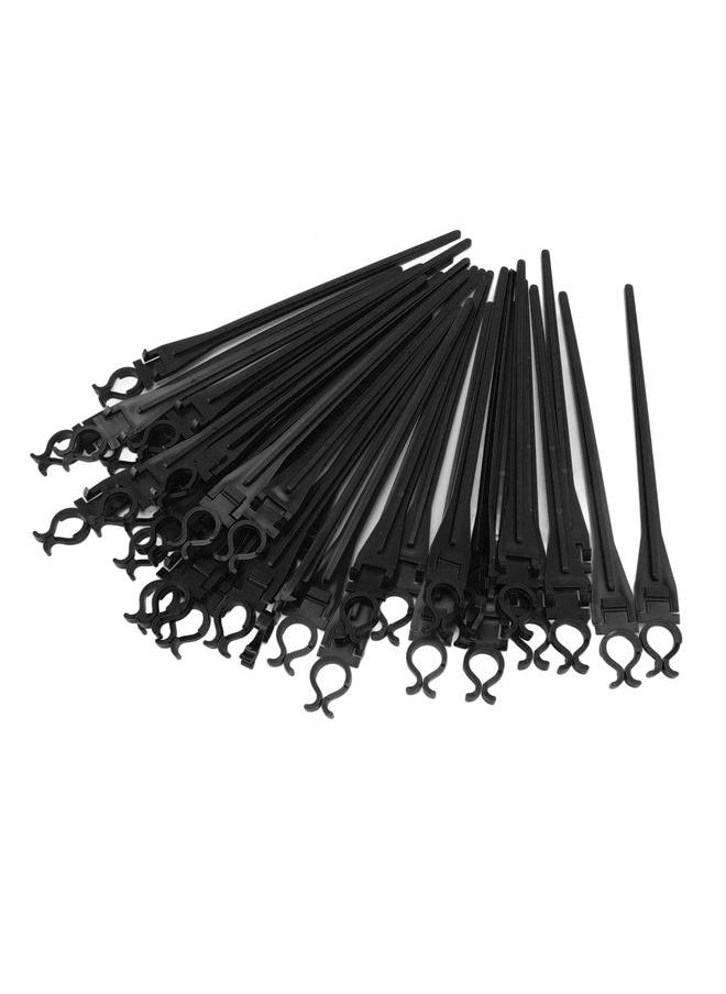 xozgdovg - 50pcs  Light Yard Stakes Universal 9inch Tall Ground Lights Stakes for C7 C9 Holiday Lights Lawn Patio Path Walkway Black - Image 1