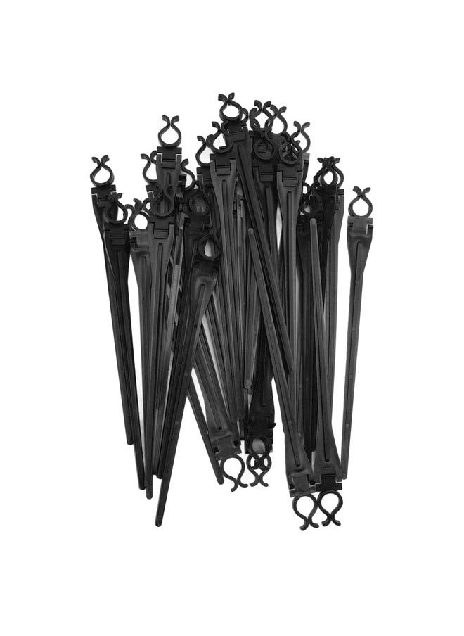 xozgdovg - 50pcs  Light Yard Stakes Universal 9inch Tall Ground Lights Stakes for C7 C9 Holiday Lights Lawn Patio Path Walkway Black - Image 1