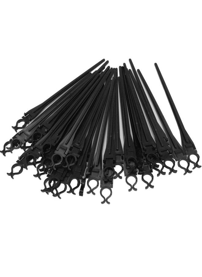 xozgdovg - 50pcs  Light Yard Stakes Universal 9inch Tall Ground Lights Stakes for C7 C9 Holiday Lights Lawn Patio Path Walkway Black - Image 1