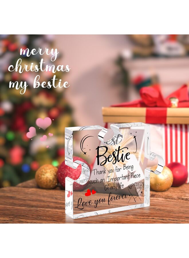 هدايا عيد ميلاد لأفضل صديقة، هدية مثالية للصديقات المقربات، هدية رائعة لصديقة العمر، هدية مميزة لزميلة العمل، أفكار هدايا رائعة للصديقات، ثقالة ورق أكريليك للصداقة، لوحة زينة - Image 5