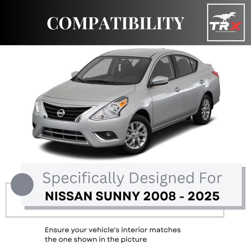  تي ار اكس اوتو مسند ذراع TRX AUTO لنيسان ميكرا (2010-2025)/صني (2008-2025) | تصميم مسند ذراع منزلق قابل للتعديل | وحدة تحكم متعددة الطبقات مع مساحات تخزين وحامل أكواب | ملحقات داخلية لنيسان ميكرا/صني - Image 4