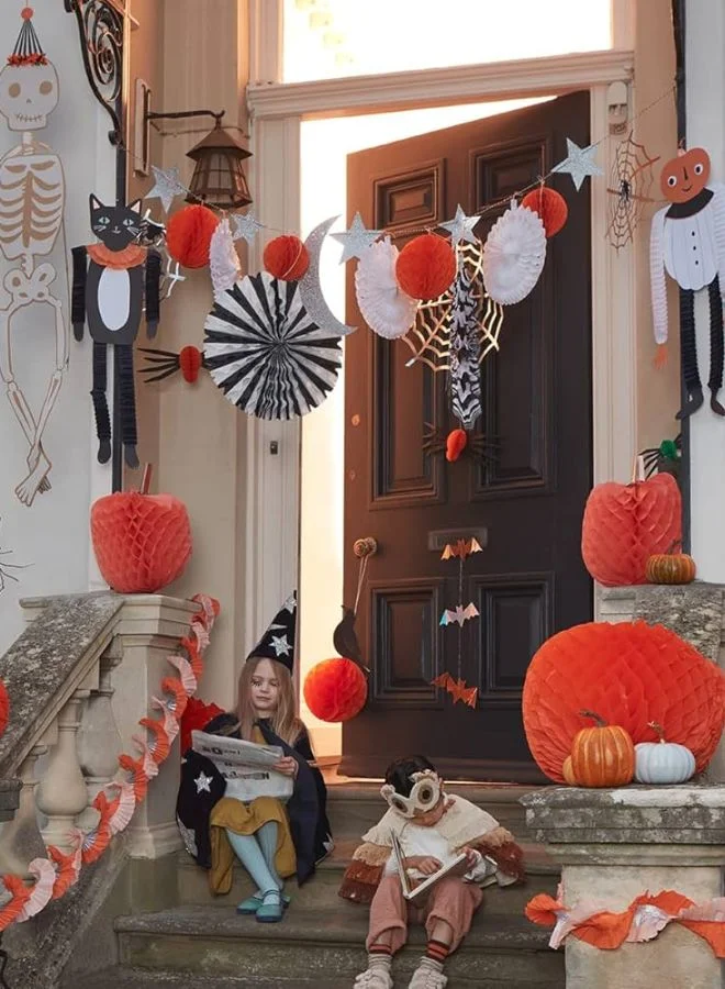 Meri Meri Pastel Honeycomb Halloween Garland