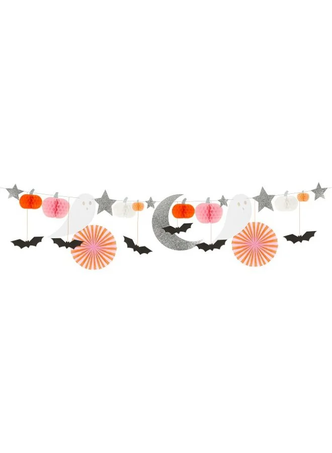 Meri Meri Pastel Honeycomb Halloween Garland