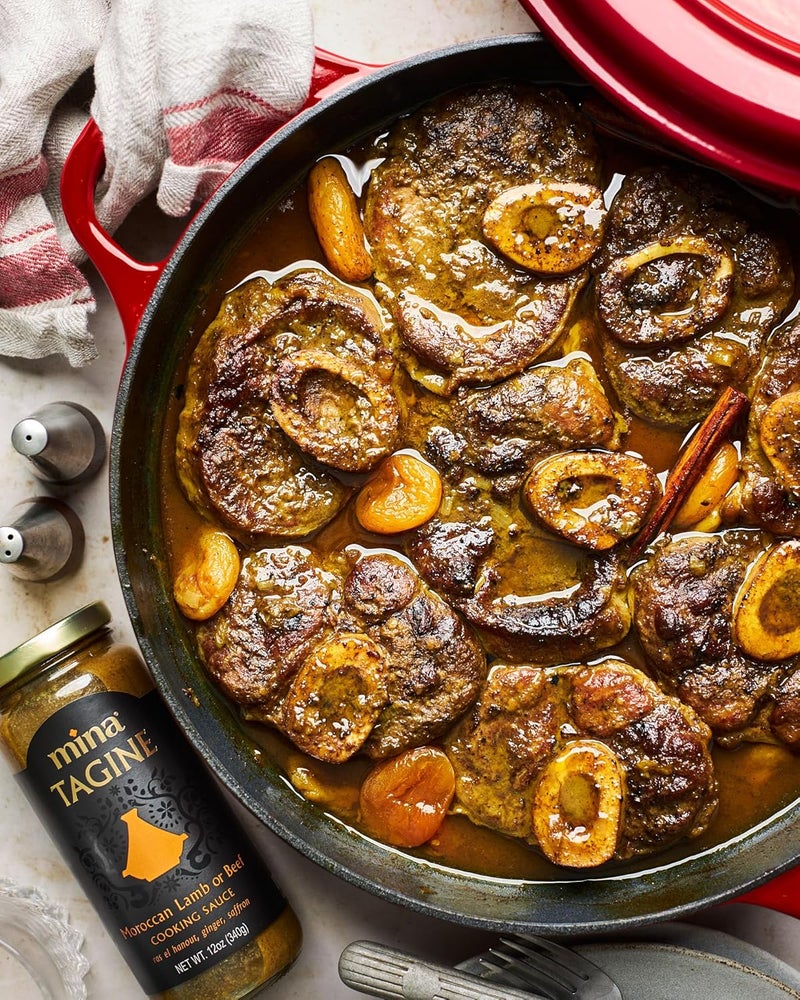 Mina Moroccan Simmer Sauce - Royal Ras El Hanout with Ginger, Cinnamon & Saffron, 12 Oz - Image 5