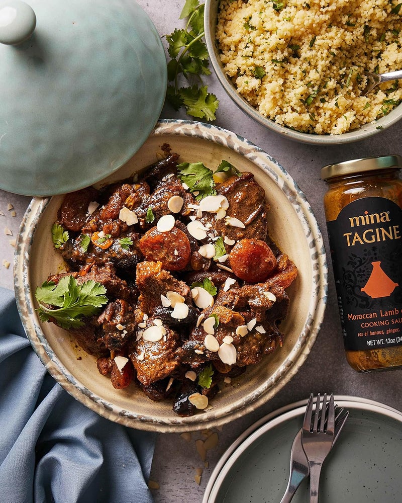 Mina Moroccan Simmer Sauce - Royal Ras El Hanout with Ginger, Cinnamon & Saffron, 12 Oz - Image 4